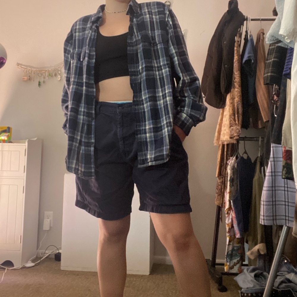 Blue flannel